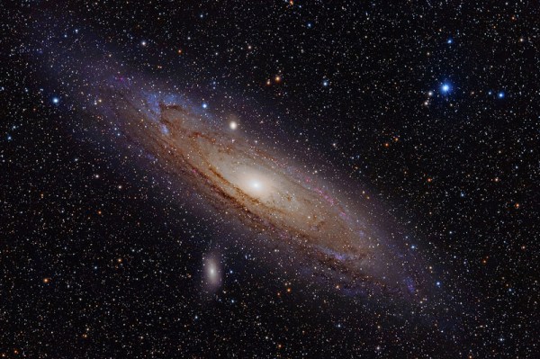 Andromeda galaxy. Image credit: (Adam Evans/Creative Commons).